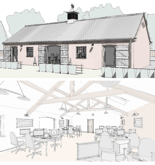 Rural office Staffordshire planning permission