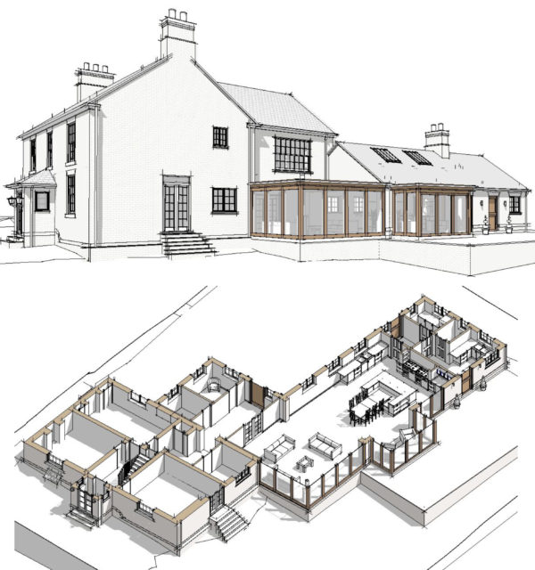 Architectural services Leicestershire farmhouse planning permission